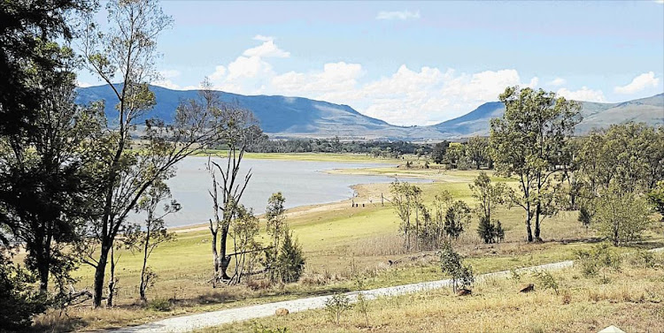 DRYING UP: The Bonkolo Dam in Queenstown shows low water levels