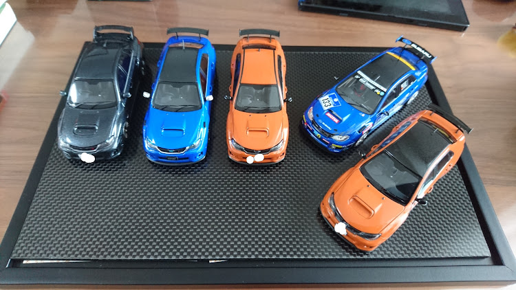 インプレッサ WRX STIのミニカーコレクションに関するカスタム事例の投稿画像3枚目