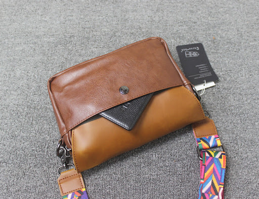 Title 13, Trendy Mens Ribbon Crossbody Small Bag, Street...
