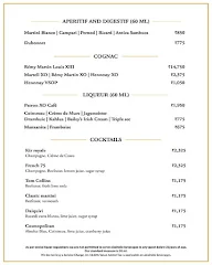 Piano Bar, The Oberoi menu 2