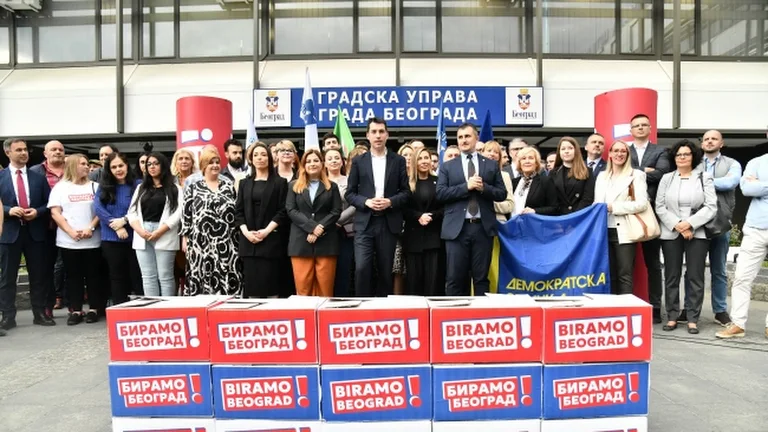 Koalicija Biramo Beograd predala listu za beogradske izbore