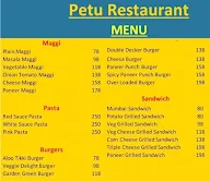 Petu Restaurant menu 4