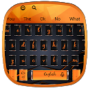 Black Orange Keyboard 10001002 APK Download
