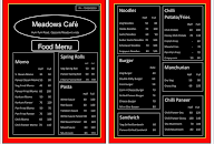 Meadows Cafe menu 1