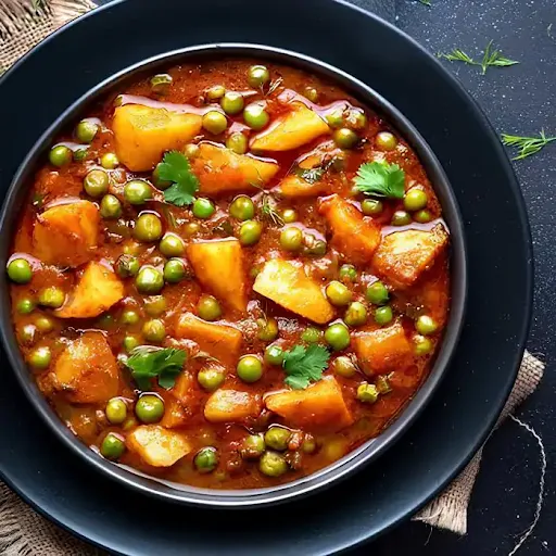 Aloo Matar Dry