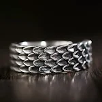 J822 Dragon Scale Ring