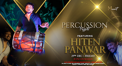 Percussion Night Featuring Hiten Panwar | NY 2024