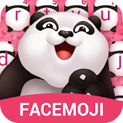 Glitter Panda Emoji Keyboard Theme  Icon
