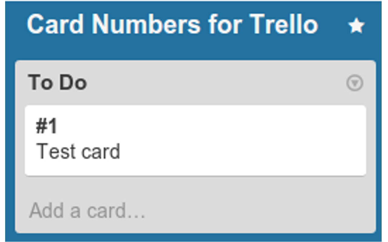 Card Numbers for Trello Preview image 0