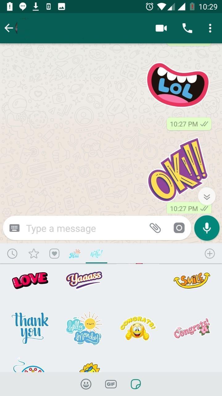 Скриншот Text Sticker for Whatsapp