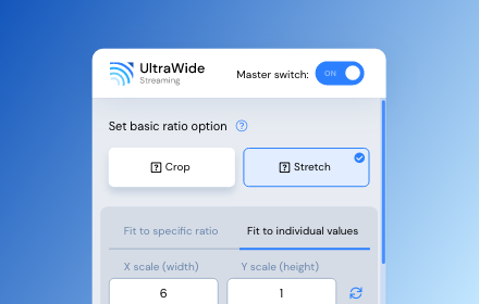 UltraWide Streaming: custom fullscreen ratios small promo image