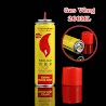 Gas Bơm Bật Lửa Hột Quẹt Chai Vàng Nhỏ Loại 200Ml