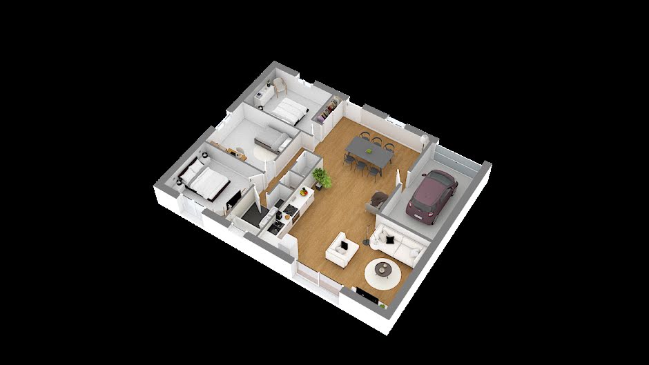 Vente maison neuve 4 pièces 89.5 m² à Colleret (59680), 205 500 €