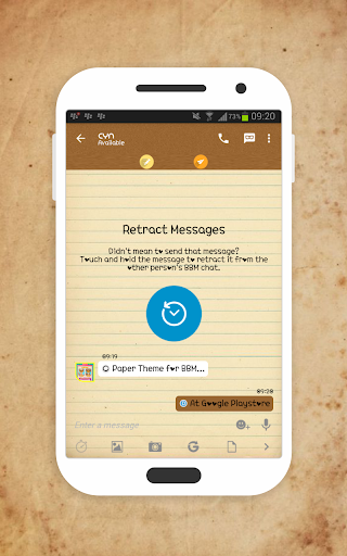 Paper Theme for BBM