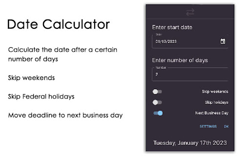 Date Calculator