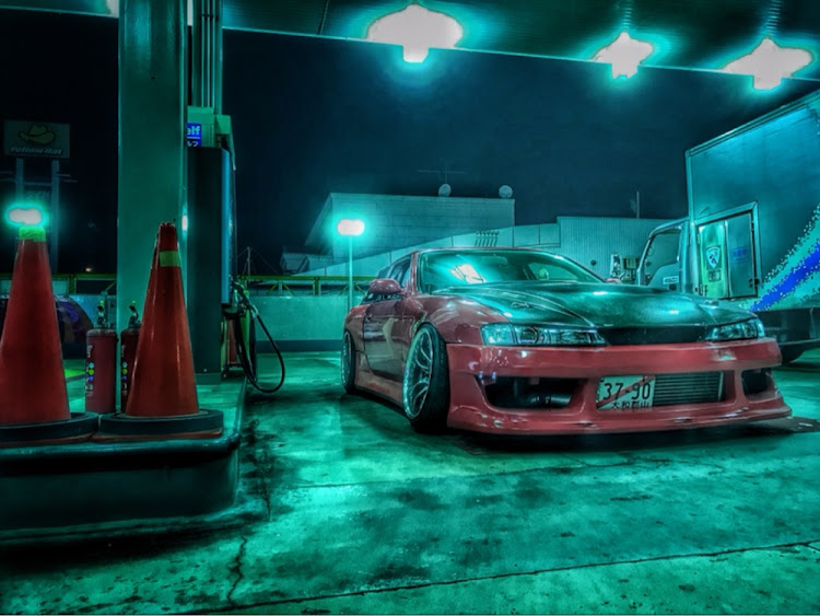 シルビアのシルビア・SR20・S14・ガソスタ #盛れる？に関するカスタム事例の投稿画像2枚目