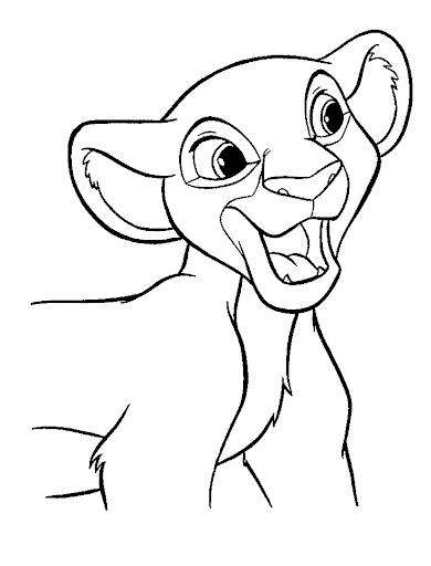 Simba coloring pages