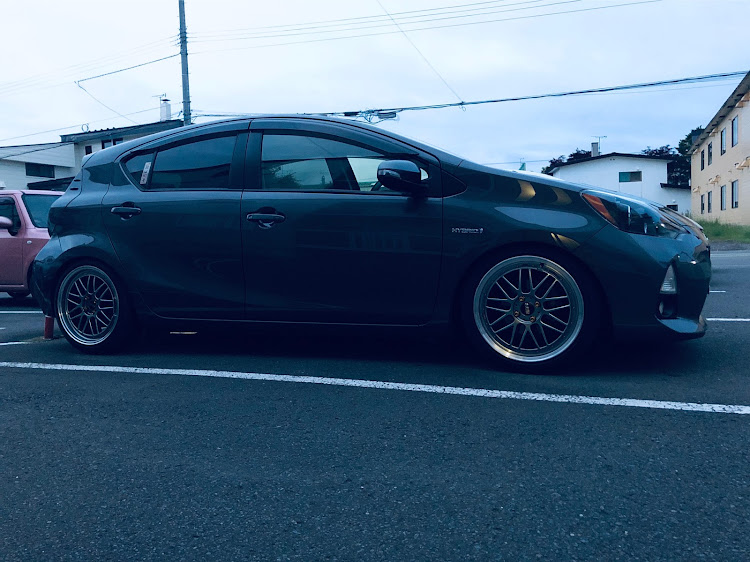 アクアの夜勤明け洗車に関するカスタム事例の投稿画像1枚目