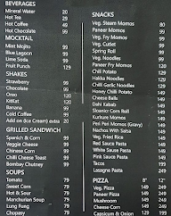 The Spice Villa Cafe menu 3