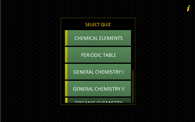 Chemistry Quiz chrome extension