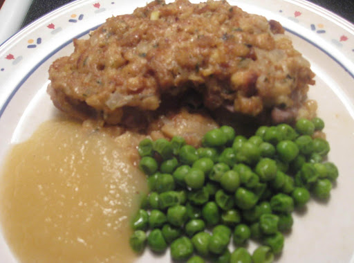 Pork Chops and Stuffing