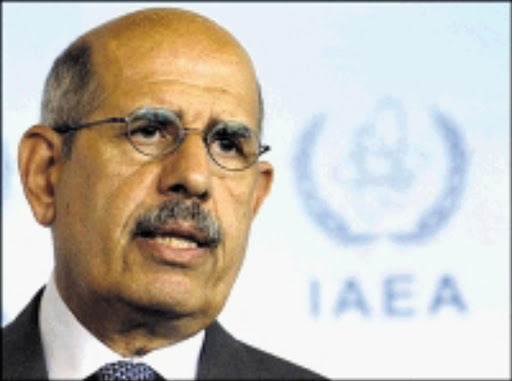 ATOMIC HEAD: IAEA's Mohammed ElBaradei. Cicra 2008. Pic. Unknown.