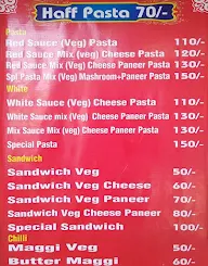 Sagar Pizza menu 1