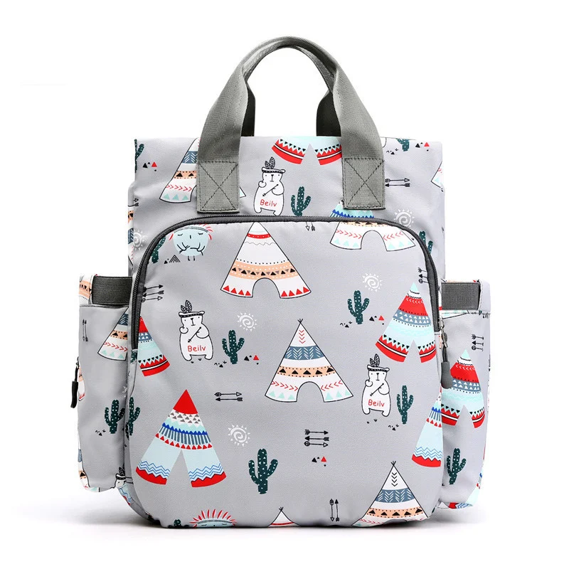 Mochila de Maternidade Multifuncional de Grande Capacidade, perfeita para bebês. Leve tudo que precisa com conforto e organização.