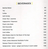 Urban Lounge menu 2