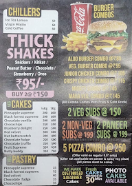 Shack Foods menu 1