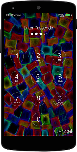 Neon Keypad Lockscreen