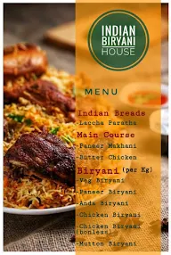 Indian Biryani House menu 1