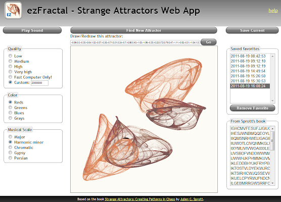 ezFractal - Strange Attractors App chrome extension