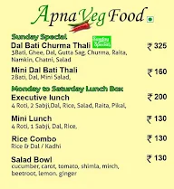 Apna Veg Food menu 1