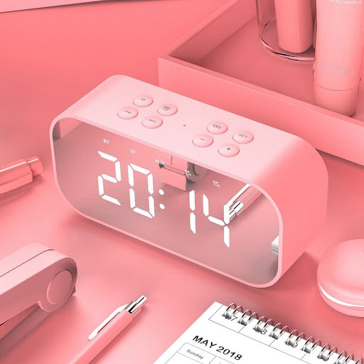 Title 1, Music alarm clock creative student mute bedside...