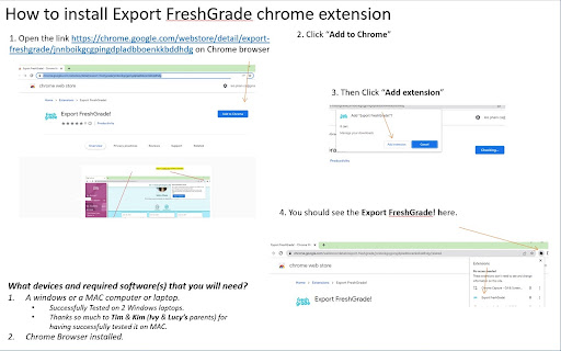 Export FreshGrade for Parents