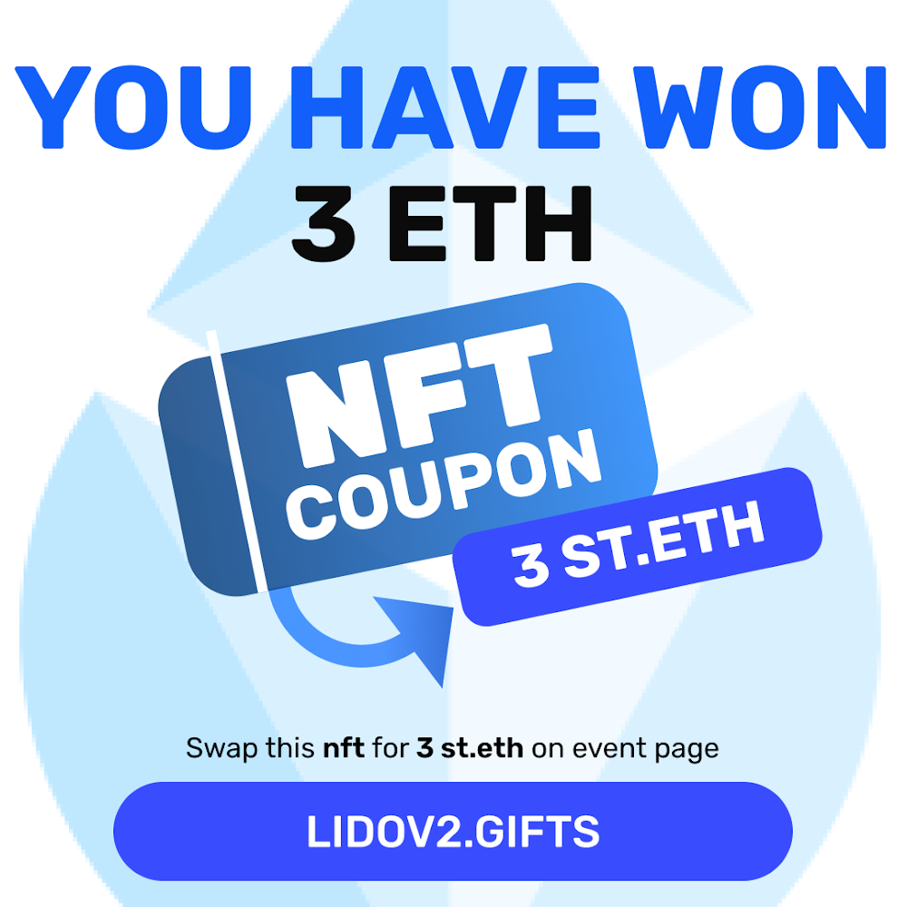 LIDO ST.ETH NFT COUPON #1