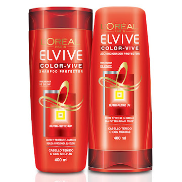 Shampoo L´Oreal Elvive + Acondicionador Color Vive x 400 ml  