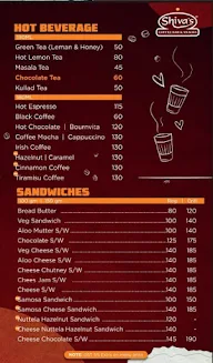 Shiva's Coffee Bar & Snacks menu 4