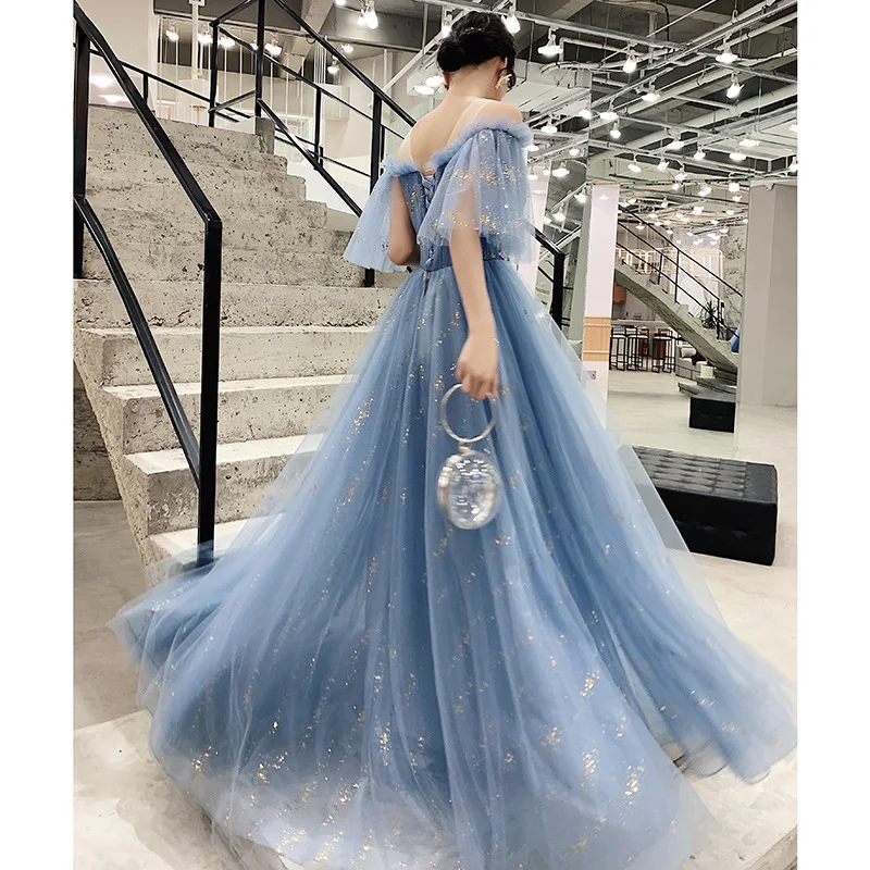 Vestido Noturno Floresta dos Sonhos Temperamento de Fada Estudante, ideal para festas e eventos, elegância e conforto em um só look.