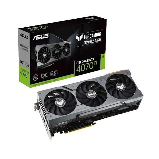 Card màn hình ASUS TUF-RTX4070TI-O12G-GAMING 12GB GDDR6X (90YV0IJ0-M0NA00)