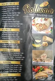 Bakers Day menu 1