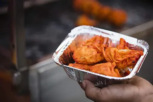 Crispy Fried Chilly Momo Veg [6 Pieces]