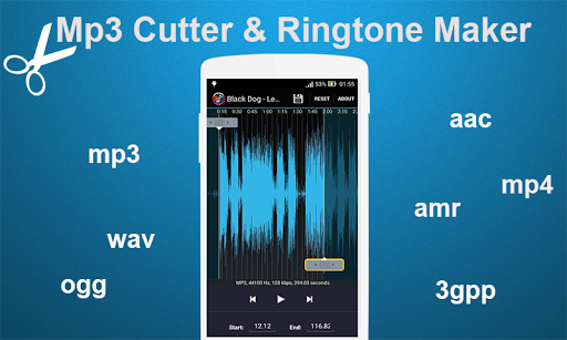 無料音乐AppのMp3 Cutter & Ringtone Maker|HotApp4Game