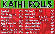 M/S Alam Kolkata Zaika Kathi Rolls menu 1