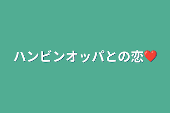 ハンビンオッパとの恋❤️