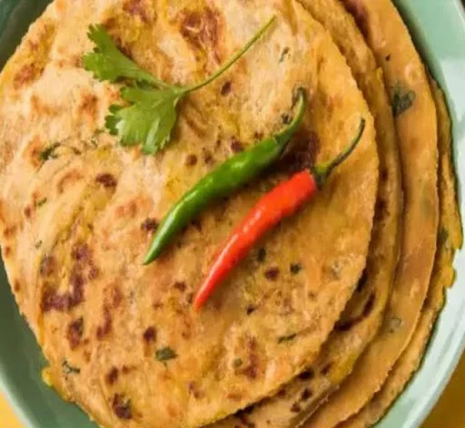 Green Mirchi Paratha