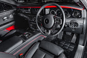 Ghost Black Badge can be designed to personal taste, including this brighter theme of black and red. 
Picture: SUPPLIED