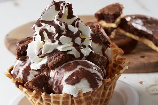 Nutella Brownie Ice Cream