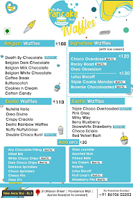 The Mini Pancake Shop menu 1